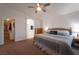 Comfortable main bedroom featuring ensuite bathroom and large walk-in closet at 2640 Torch Ave, North Las Vegas, NV 89081