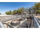 Fenced yard space ready for landscaping or gardening projects at 3580 S Shawnee Ave, Pahrump, NV 89048