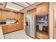 Modern kitchen with stainless steel appliances and lots of cabinet space at 3987 Saddlewood Ct, Las Vegas, NV 89121