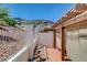 Secluded backyard with patio and mountain views at 445 Intrepid Ct, Boulder City, NV 89005