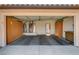 Spacious two car garage with built in cabinets for storage at 445 Intrepid Ct, Boulder City, NV 89005