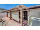 Paver patio with wooden pergola at 445 Intrepid Ct, Boulder City, NV 89005