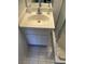 Bathroom with sink and shower stall at 565 Greenbriar Townhouse Way, Las Vegas, NV 89121