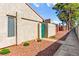Charming townhome featuring desert landscaping, a private entrance, and a walkway, creating an inviting curb appeal at 727 Heritage Vista Ave, Henderson, NV 89015