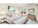 Modern main bedroom with stylish decor and a private outdoor space at 727 Heritage Vista Ave, Henderson, NV 89015
