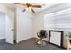 Bright bedroom featuring neutral walls, a window with blinds, and plush carpeting at 7288 Quarterhorse Ln, Las Vegas, NV 89148