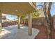 Backyard featuring a covered patio and low-maintenance landscaping at 8113 Bay Springs Dr, Las Vegas, NV 89128