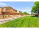 Picturesque community trail with beautiful landscaping and walking path at 8316 Mokena Ave, Las Vegas, NV 89178
