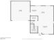 Detailed floor plan featuring the garage, dining room, kitchen, bathroom, and living room at 8316 Mokena Ave, Las Vegas, NV 89178