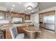 Gourmet kitchen with granite countertops and stainless steel appliances at 9101 Alta Dr # 203, Las Vegas, NV 89145