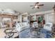 Expansive open floor plan with living and kitchen areas; a perfect entertaining space at 9101 Alta Dr # 203, Las Vegas, NV 89145