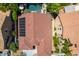 Aerial view of house with brick roof tiles at , Las Vegas, NV 89113