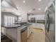 Bright kitchen with stainless steel appliances and views of the living area at , Las Vegas, NV 89113