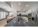 Kitchen featuring white cabinets, stainless steel appliances, and a breakfast bar at , Las Vegas, NV 89113