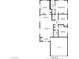 Floor plan displaying the layout of the living room, dining room, kitchen, bedrooms, and garage at 1008 Welkin St, Henderson, NV 89052