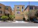 Charming two-story home boasts desert landscaping, with neutral colors and a two car garage at 10583 Mann St, Las Vegas, NV 89141