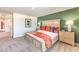 Comfortable bedroom featuring a cozy bed, stylish decor, and a bright, inviting atmosphere at 1421 Gable Falls Pl # 92, North Las Vegas, NV 89084