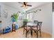 Bright dining area with a glass-top table, seating for four, and natural light at 1812 N Decatur Blvd # 103, Las Vegas, NV 89108