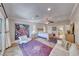 Spacious bedroom provides ample seating, natural light, and easy access to the spa-like bathroom at 2101 Plaza Del Fuentes, Las Vegas, NV 89102