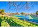 Well-maintained tennis courts surrounded by green space, providing an excellent recreational amenity for residents and enthusiasts at 2101 Plaza Del Fuentes, Las Vegas, NV 89102