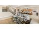 Inviting living room showcases an open floor plan to the kitchen and a staircase at 230 Cactus Sunrise St, Las Vegas, NV 89138