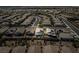 Residential community aerial view of single-Gathering homes with diverse architectural styles and drought-resistant landscaping at 2486 Divine Sky Dr, Henderson, NV 89044