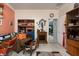 Comfortable office with bright paint, storage, and an additional sitting area at 2486 Divine Sky Dr, Henderson, NV 89044