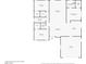 Detailed floor plan showcasing the layout of the home, including room dimensions and spatial relationships at 3220 Calle De El Cortez, Las Vegas, NV 89102