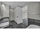 Bright bathroom featuring a double vanity, and lots of cabinet storage at 4525 Dean Martin Dr # 2903, Las Vegas, NV 89103