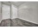 Neutral bedroom featuring tile flooring, closets, and modern lighting at 4525 Dean Martin Dr # 2903, Las Vegas, NV 89103