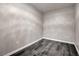 Neutral bedroom features tile flooring and modern baseboards at 4525 Dean Martin Dr # 2903, Las Vegas, NV 89103