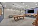 Billiard room featuring a pool table, TV, and comfortable seating at 4525 Dean Martin Dr # 2903, Las Vegas, NV 89103