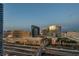 Expansive city view featuring hotels, skyline, and highway from an elevated position at 4525 Dean Martin Dr # 2903, Las Vegas, NV 89103