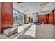 Bright and airy lobby with lots of natural light and contemporary art at 4525 Dean Martin Dr # 2903, Las Vegas, NV 89103