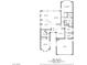 Detailed floor plan showcasing the home's layout with measurements for rooms and total square footage at 5110 Silenzio St, Las Vegas, NV 89135