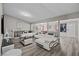 Open-concept living room with modern furniture and stylish decor at 5375 Chestnut St, Las Vegas, NV 89119