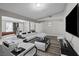 Open-concept living room with modern furniture and stylish decor at 5375 Chestnut St, Las Vegas, NV 89119