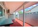 Covered patio area with a view of the yard and blue sky at 5375 Chestnut St, Las Vegas, NV 89119