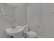 Elegant half bathroom with modern fixtures at 589 Brinkburn Point Ave, Las Vegas, NV 89178