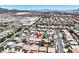 The house is in a community close to power lines at 6133 Roseboro Ct, North Las Vegas, NV 89081