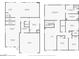 Detailed floorplan showcases the layout and dimensions of this spacious two-story home at 6133 Roseboro Ct, North Las Vegas, NV 89081
