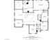 Second floor plan featuring the main bedroom, walk-in closet and bathrooms at 6351 Abacus Farms Ct, Las Vegas, NV 89131
