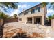 Expansive backyard with space for customization on this two-story home with covered patio at 9319 White Waterfall Ave, Las Vegas, NV 89149