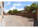 A large backyard with ample space for landscaping and outdoor activities at 9319 White Waterfall Ave, Las Vegas, NV 89149