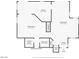 Detailed floor plan showcasing layout of rooms, including bedrooms, bathrooms, kitchen, and living areas at 9333 Dry Dock Dr, Las Vegas, NV 89117