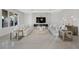 Bright living room featuring a modern fireplace and stylish decor at 9605 Verlaine Ct, Las Vegas, NV 89145