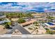 Wide aerial view showcasing the property's landscaping and neighborhood at 9660 W Ann Rd, Las Vegas, NV 89149