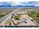 Gorgeous aerial view of a landscaped property and neighborhood at 9660 W Ann Rd, Las Vegas, NV 89149