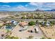 Captivating aerial view showing lush landscaping and the surrounding community at 9660 W Ann Rd, Las Vegas, NV 89149