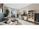 Well-lit bedroom designed as an office with furniture, a window, and neutral tones at 12212 Elderwood St, Las Vegas, NV 89138